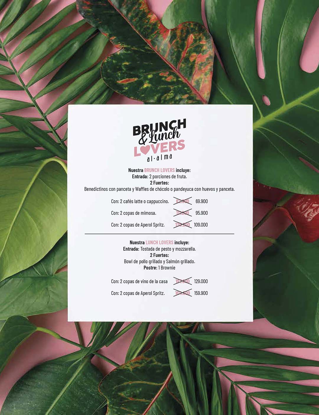 Carta Restaurante Al Alma