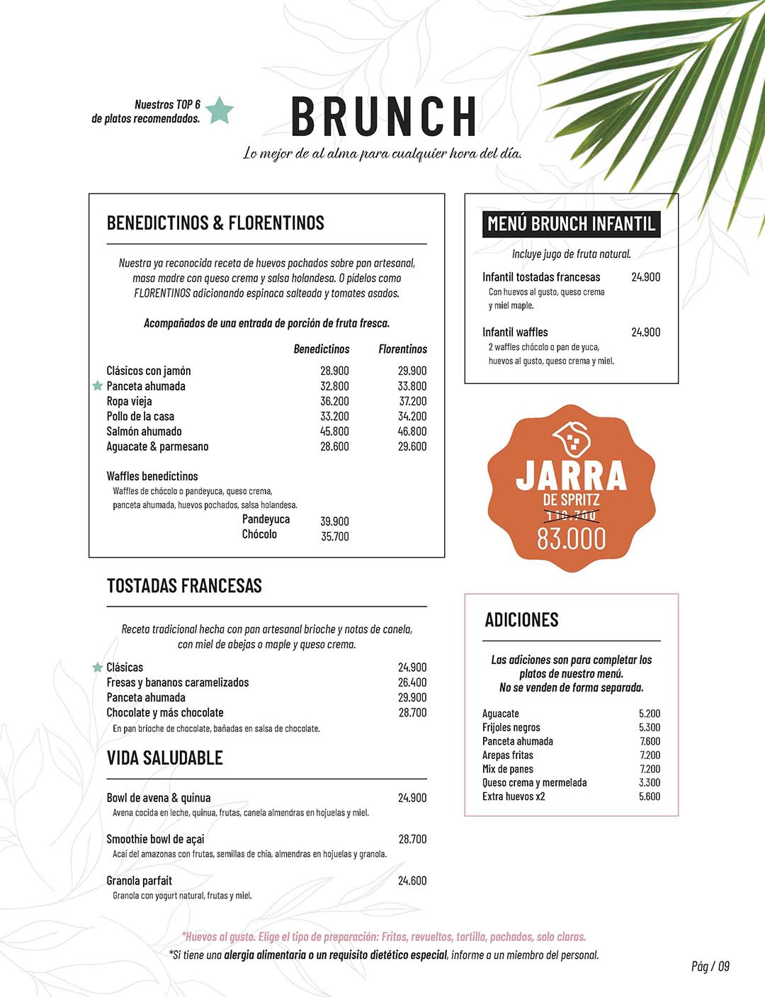 Carta Restaurante Al Alma