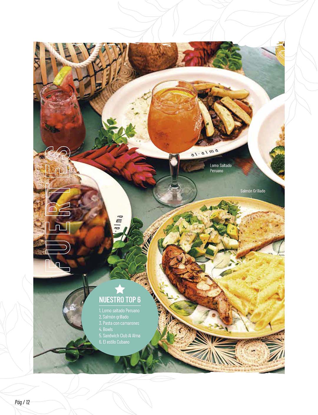 Carta Restaurante Al Alma